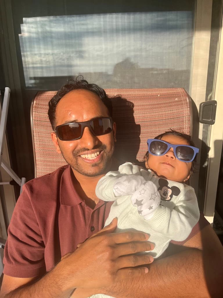With my nephew Shreesh